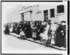 [women And Children Wait In A Bread Line In England] Clip Art