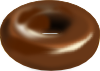 Chocolate Donut Clip Art
