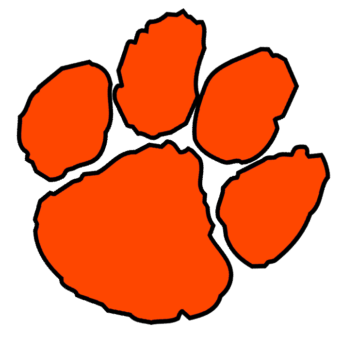 tiger paw print clip art - photo #28