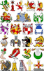 Armorial Gold Heraldry Clipart Image