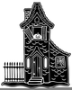 Free Clipart Of Haunted Houses Image