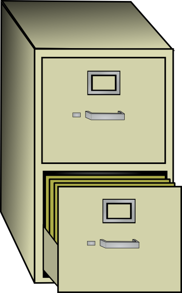 clipart file cabinet icon - photo #1