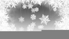 Black And White Winter Clipart Image