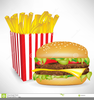 Burgers And Fries Clipart Image