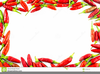 Chilli Pepper Border Clipart Image