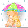 Raining Babies Clipart Image
