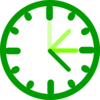 Awesome-clock-green Clip Art