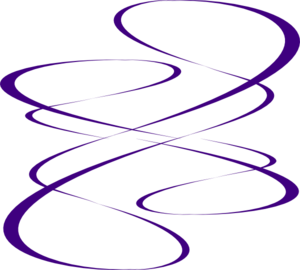 Swirls Purple Clip Art