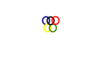 2012 Olimpic Logo White Comic Clip Art