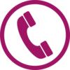 Magenta Phone Clip Art