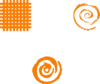 Fire Spiral Orange Clip Art