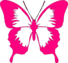 Pink Butterfly Clip Art