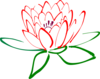 Red Lotus Clip Art