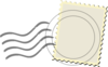 Mail Stamp Template Clip Art