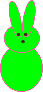 Green Peep Clip Art