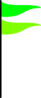 Double Green Flag Clip Art