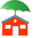  House With Umbrella Clip Art