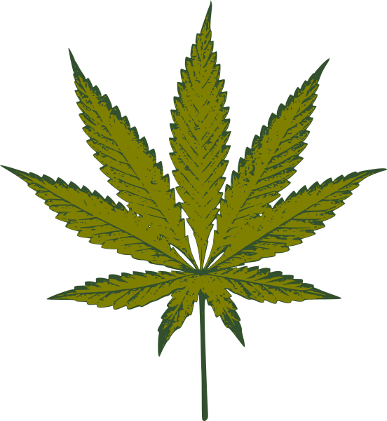 clipart cannabis leaf - photo #7