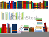 Shelf Of Books Clipart Image