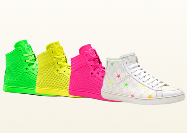 neon gucci sneakers
