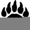 Free Clipart Bear Paw Image