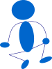 Blue Man Clip Art