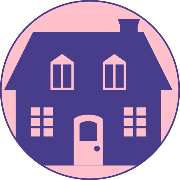 pink house clipart - photo #28