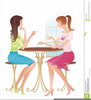 Friends Talking To Each Other Clipart Image