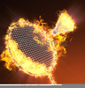 Badminton Clipart Fire Image