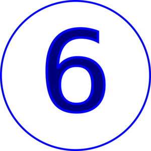 Number 6 International Clip Art