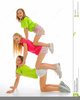 Sporty Girl Clipart Image
