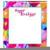 Th Birthday Invitation Clipart Image