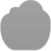 Empty Cloud Icon Image