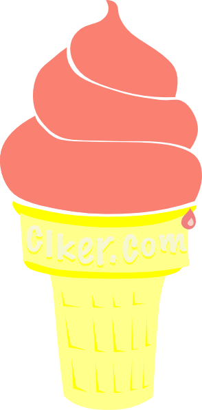 pink ice cream clipart - photo #8