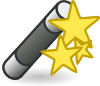 Wand With Stars Clip Art