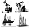 Gas Drilling Clipart Image