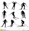Nordic Skier Clipart Image