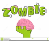 Scary Zombie Clipart Image