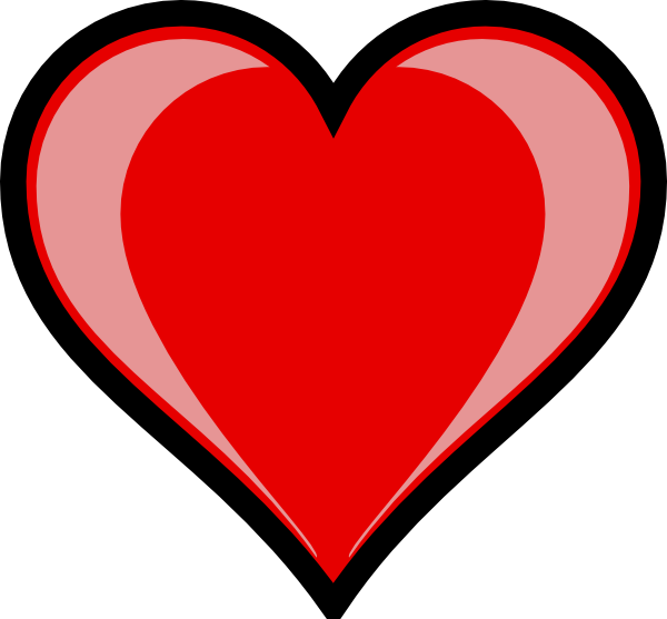 clip art heart. Heart Highlight clip art