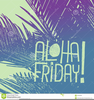 Aloha Friday Clipart Image