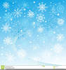 Animated Snowflakes Falling Clipart Image