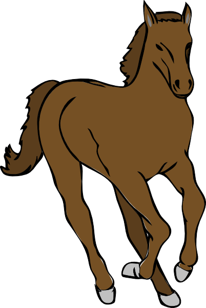 clipart horse running - photo #4