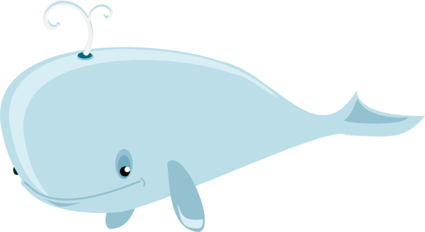 free cartoon whale clip art - photo #16