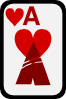 Ace Of Hearts Clip Art