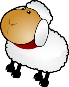 Sheep, Rotate 4 Clip Art