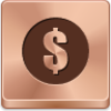 Dollar Coin Icon Image