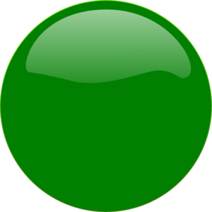 Green Glossy Circle Clip Art