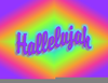 Halleluah Night Clipart Image