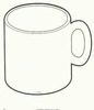 Mug Outline Clipart Image