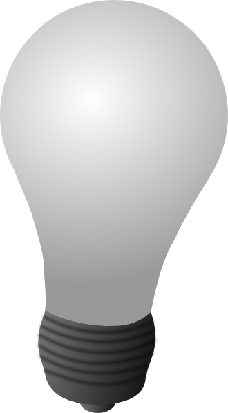 clip art light bulb idea. Light Bulb Clip Art. Light Bulb · By: OCAL 4.3/10 18 votes